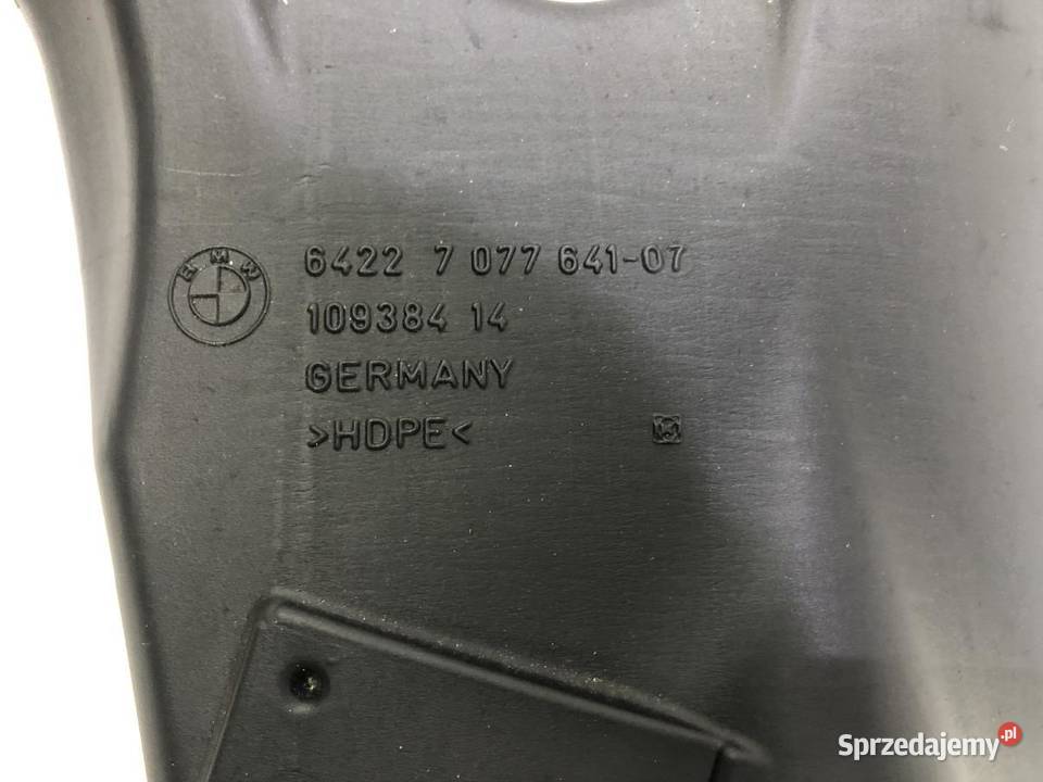 KANAŁ POWIETRZA INTERCOOLERA 7077641 BMW E60 osobowe
