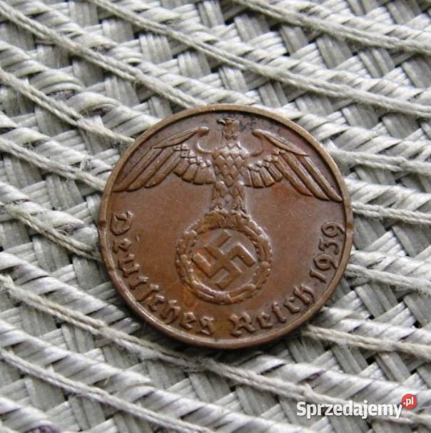 Niemcy 1 Reichspfennig 1939r B Kalisz