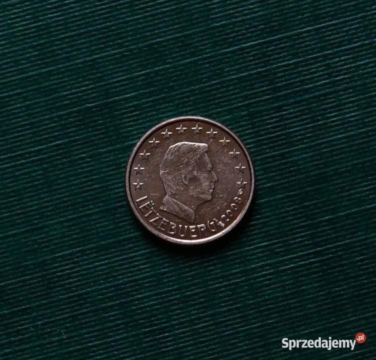 LUKSEMBURG 1 eurocent 2008r śląskie Gliwice sprzedam