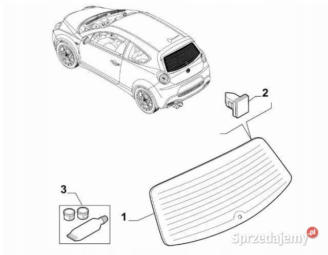 SPINKA MOCOWANIE SZYBY TYŁ FIAT PUNTO YPSILON lubelskie