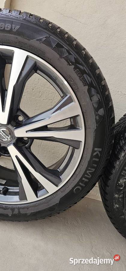Koła alufelgi opony Nissan 215 55 18 Opony i felgi świętokrzyskie Bogoria