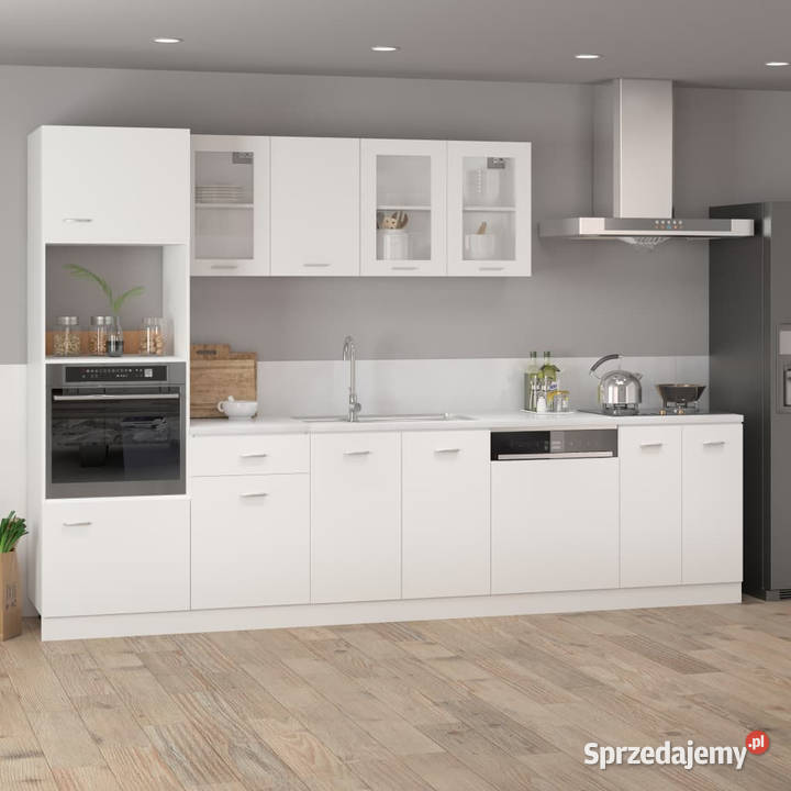 Szafka wisząca z szybą biała 80x31x60 WM802529 mazowieckie Warszawa