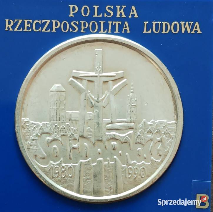 100 000 Solidarność 1990 r TYP B mennicze Konin