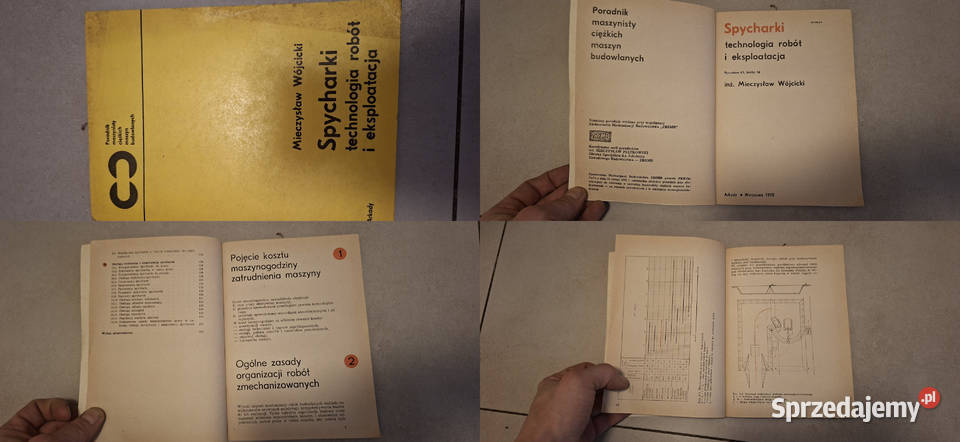 Spycharki rzadki poradnik techniczny budownictwa Łęczyca sprzedam