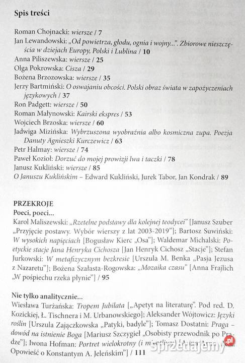 Akcent literatura i sztuka Kwartalnik 4 162 2020 Pozostałe Chełm
