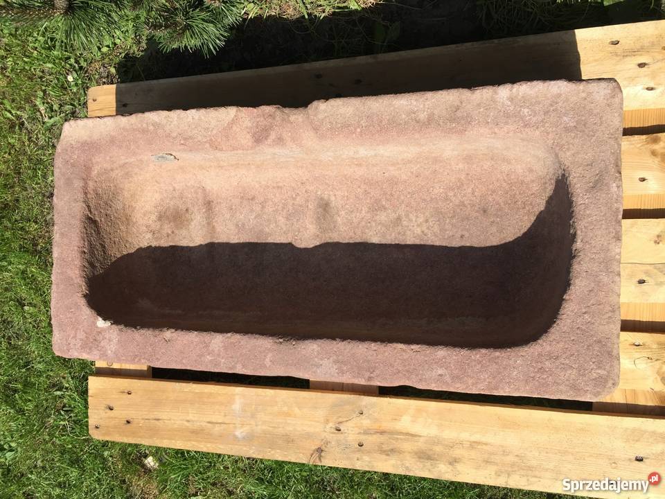 PIĘKNE STARE KORYTO KAMIENNE Z PIASKOWCA POIDŁO