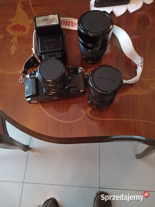 Aparat canon A 1 zobiektywami Aparaty Aparaty Bukowno