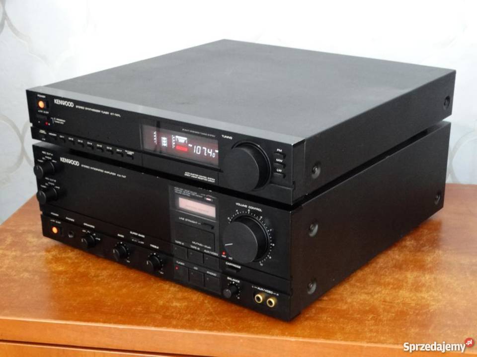 Wzmacniacz i tuner Kenwood KA-747 i KT-747sprawny WYSYŁKA Jasło