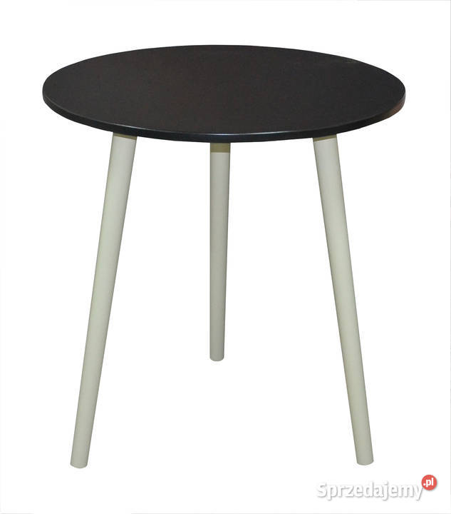 STÓŁ OKRĄGŁY FI 70 CZARNY STOLIK ŁAWA RÓŻNE