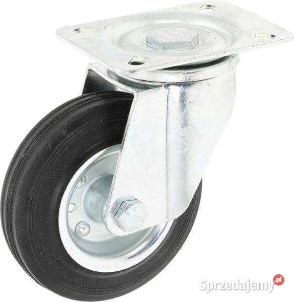 Koło skrętne gumowe 125x375 mm podstawa Kamionna