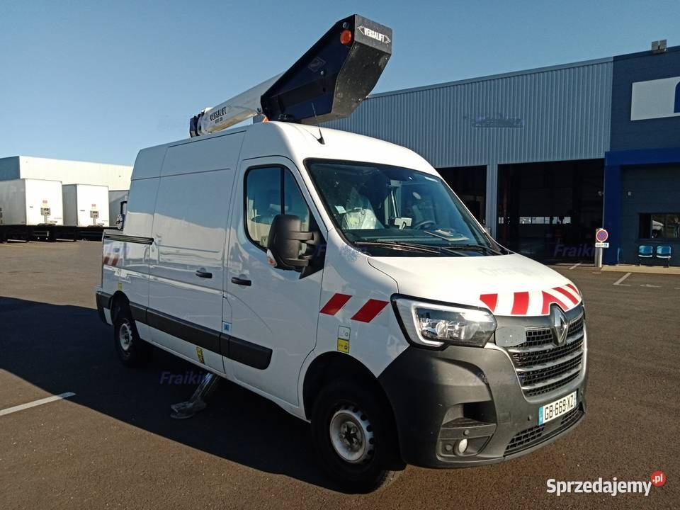 Podnosnik 14 m Renault Master 2021 Idealny UDT MP3 dolnośląskie Trzebnica