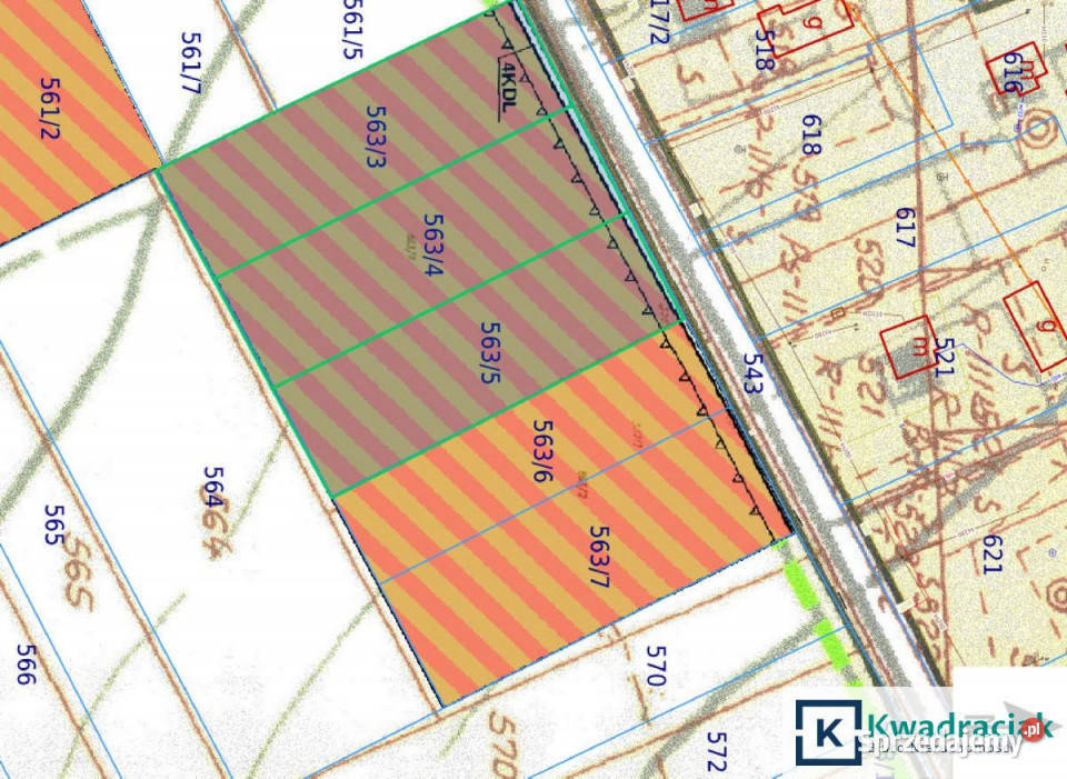 Działka Korczyna 2192m2 sprzedam
