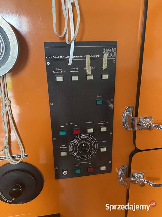 maszyna do prania pierza na sucho z opcją parową mazowieckie Płock sprzedam