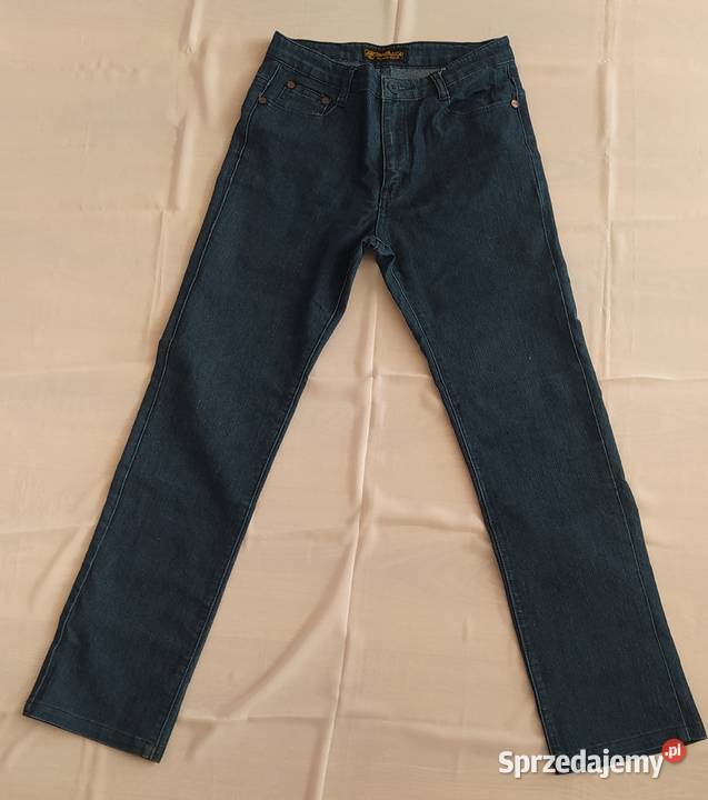 Spodnie damskie KOMBLEN niebieskie Hajnówka