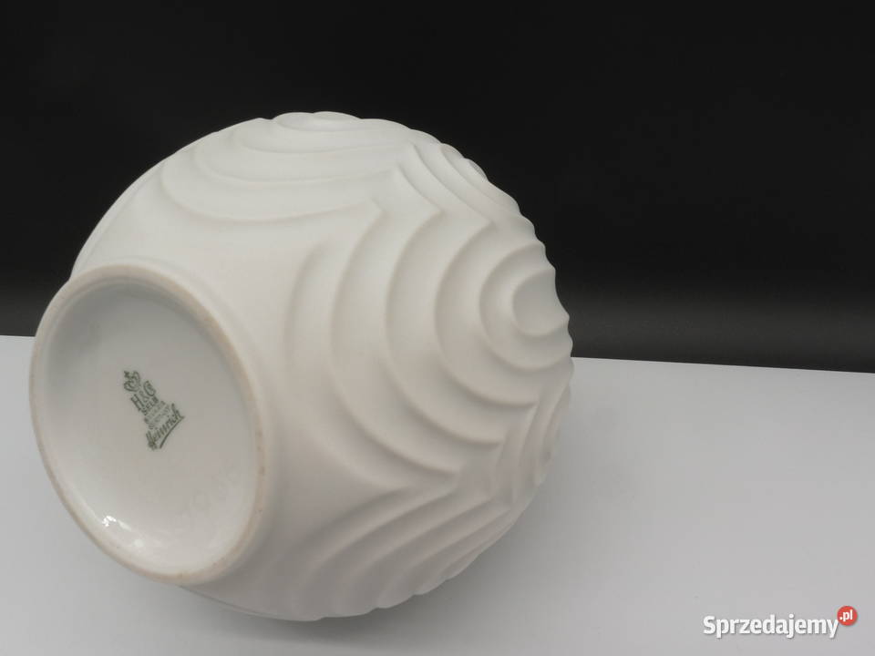 HEINRICH wazon z biskwitowej porcelany matowy Antyki, Sztuka, Kolekcje Raszków