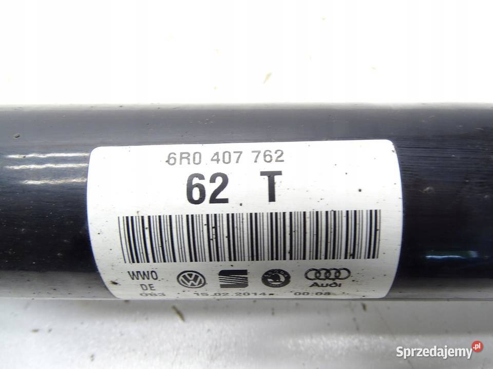 PÓŁOŚ PRAWA PRAWY PRZÓD PRZEDNIA VW POLO V 6R 12