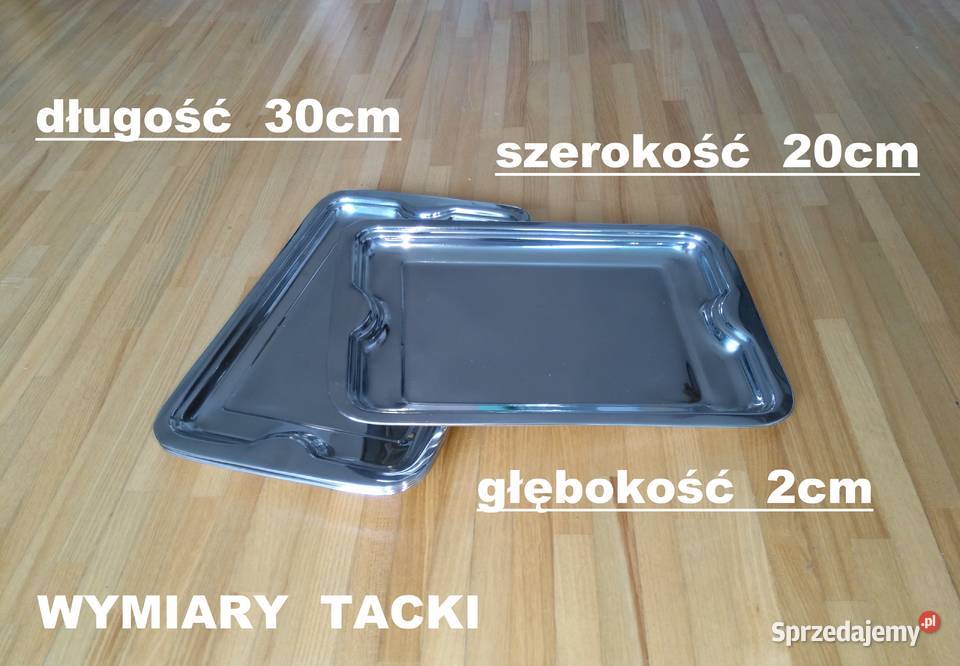 Tacki tace 30x20 ze stali nierdzewnej 5 sztuk 50 Warszawa sprzedam