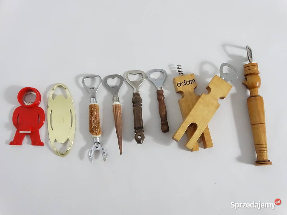Kolekcja 8 unikatowych otwieraczy do butelek Biłgoraj