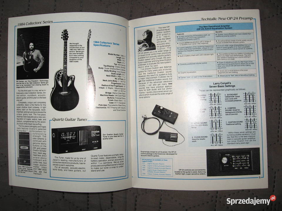 Ovation Information Brochure broszura Kępice