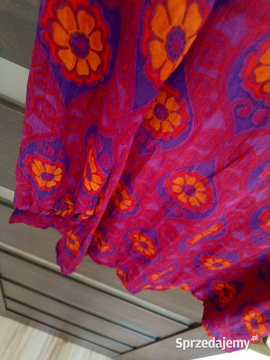 bluzka koszulowa indyjska kolorowa M S Gdańsk