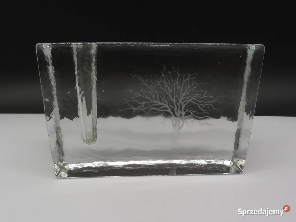 Szklany Wazon Przybornik Baum Ritzenhoff Cristal Raszków