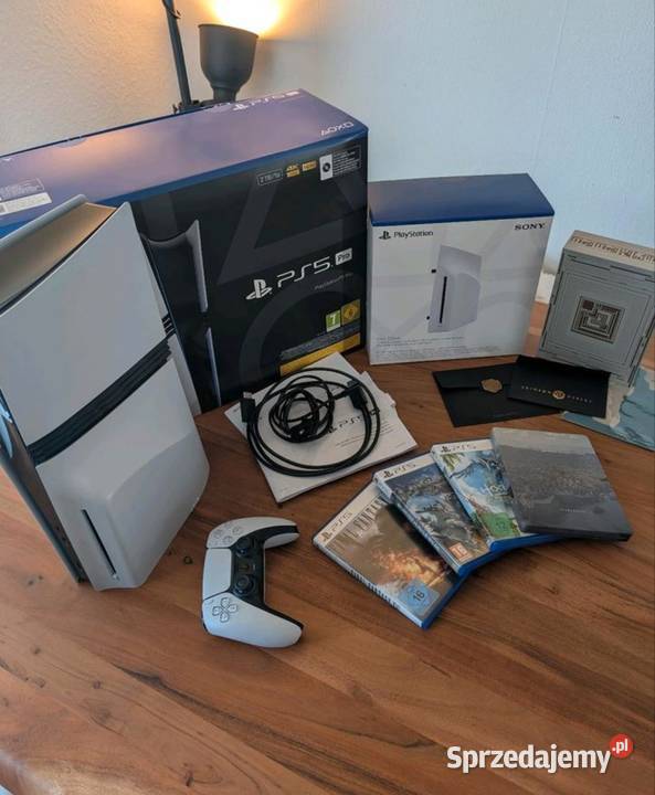 Konsola PlayStation 5 pro z napędem i grami
