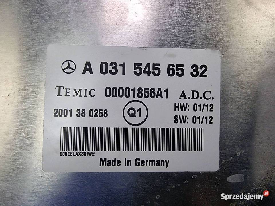 MODUŁ MERCEDES SL500 R230 A0315456532 Lipno