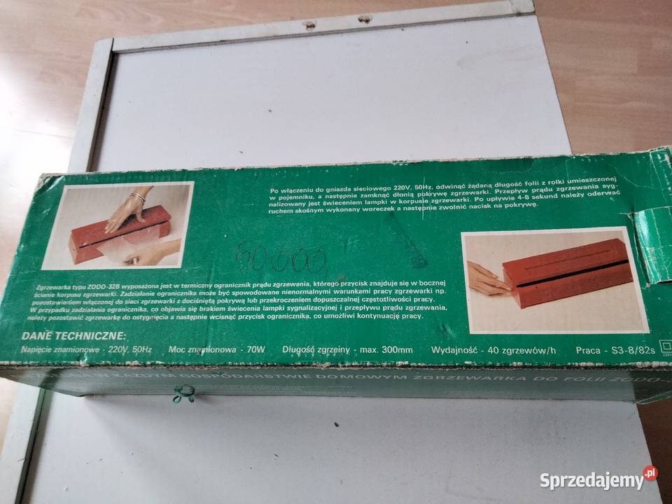 Zgrzewarka do folii Warszawa
