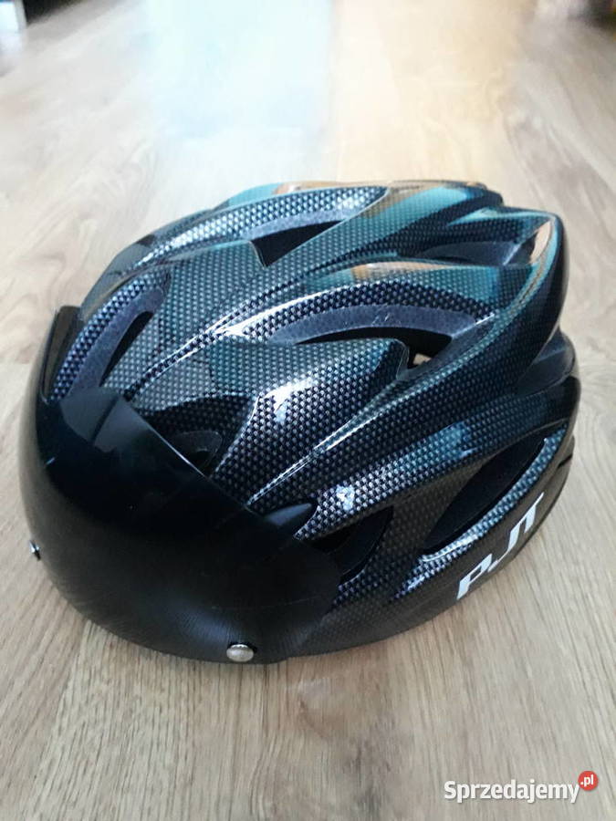 Kask rowerowy z szybką damski męski nowy Sokółka