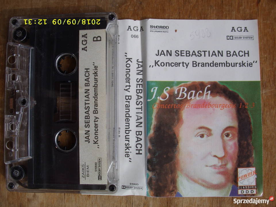 JSBACHKoncerty Brandenburskie Klasyka kaseta Wołów