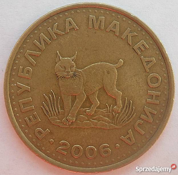 MACEDONIA5 DENAR2006 r RYŚ Legionowo sprzedam