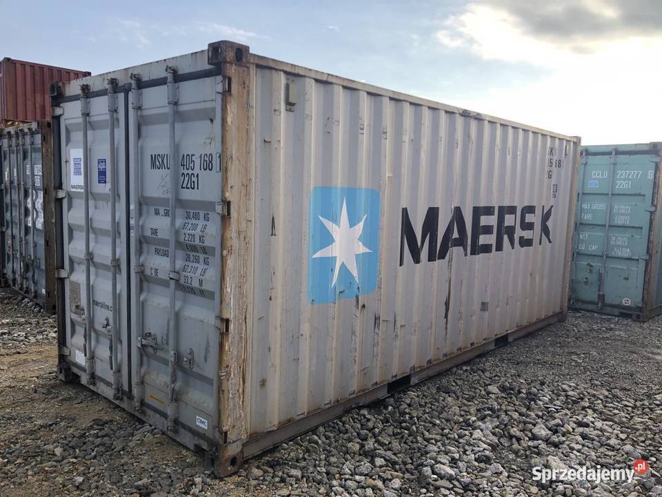 Kontener morski magazynowy 20 używany 6 m Magazynowanie sprzedam