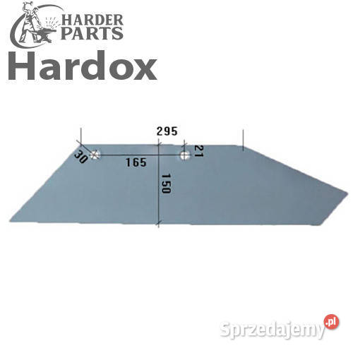 Lemiesz 300ha HARDOX 306195L części do pługa