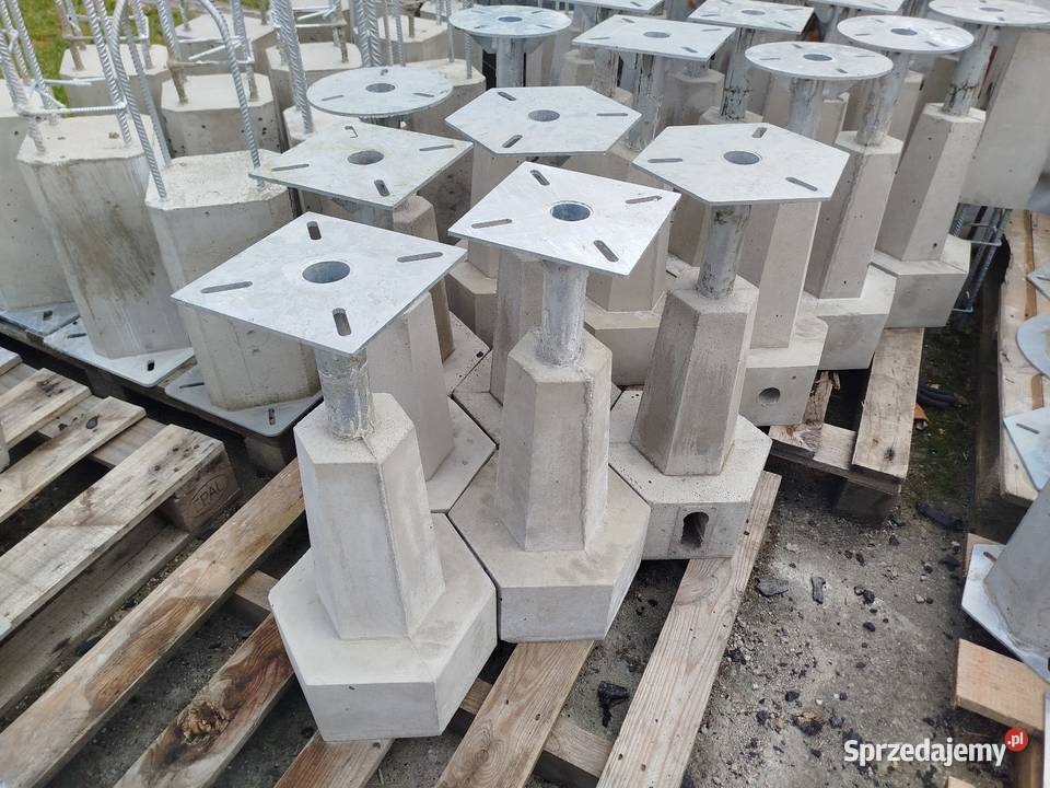 Stopa żelbetowa baronowa podstawa fundament Boguszyn