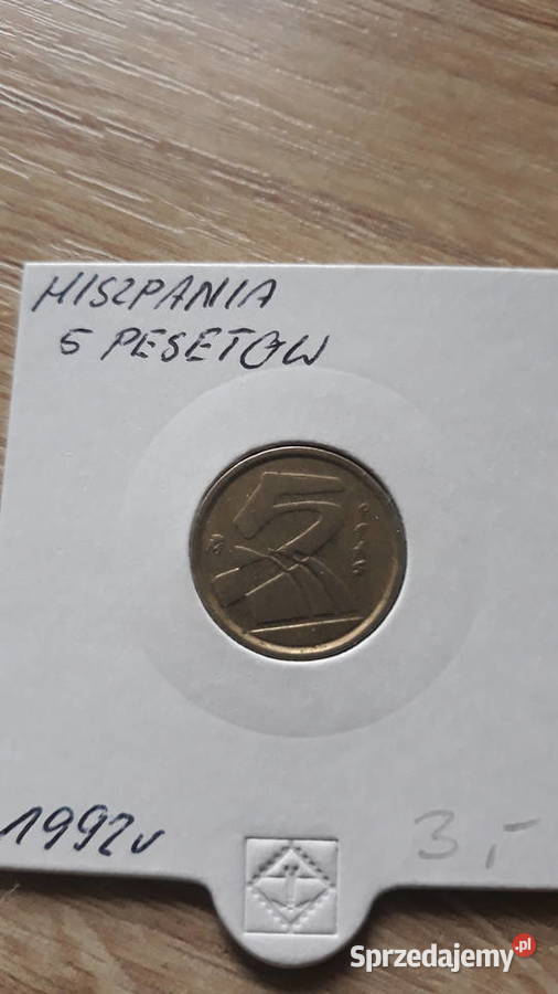 5 Peset Hiszpania 1992 r Konin