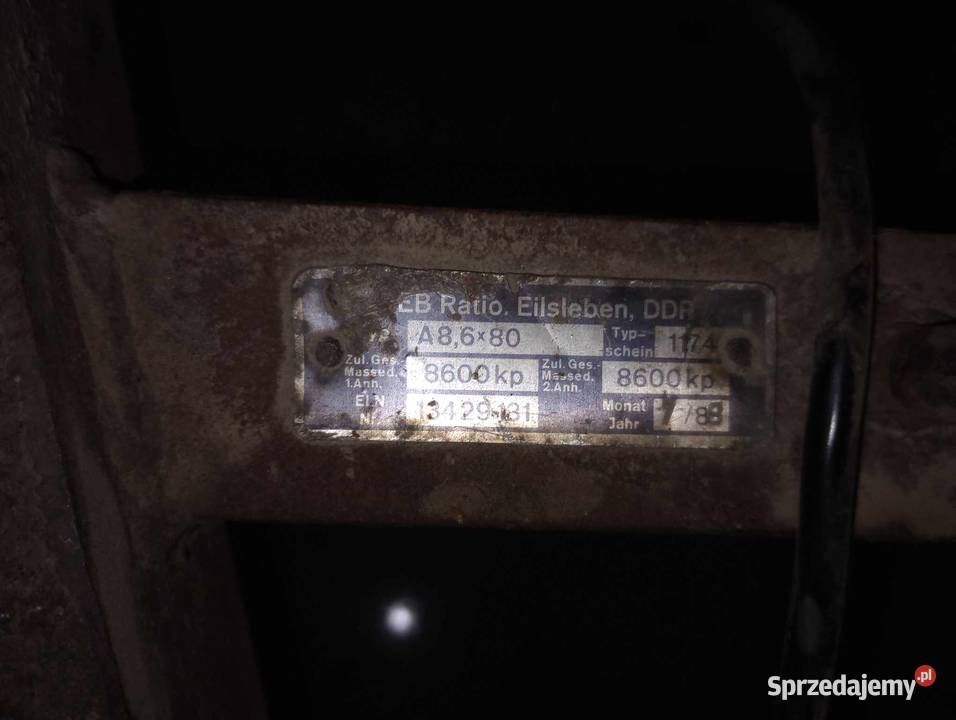 Przyczepa IFA HK 6 ton 8 Ton pszenicy nieuszkodzony świętokrzyskie