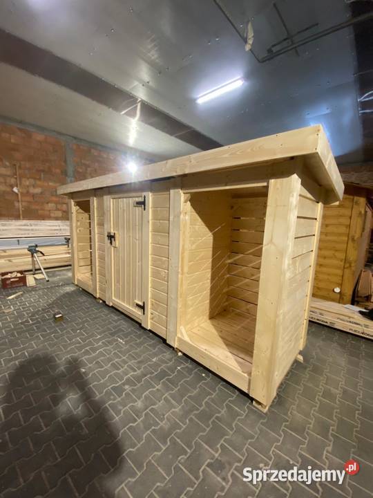 Domek narzędziowy z Drewutnią WoodStuff Łódź sprzedam