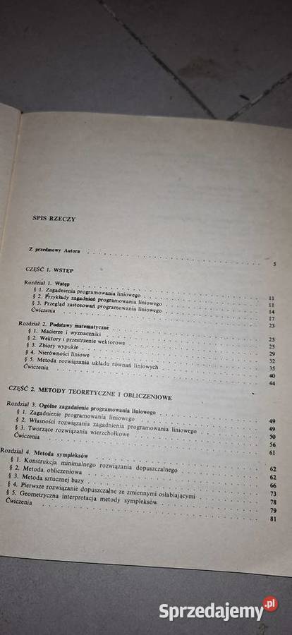 Programowanie liniowe Saul Jagass IV wyd 1980 Łęczyca