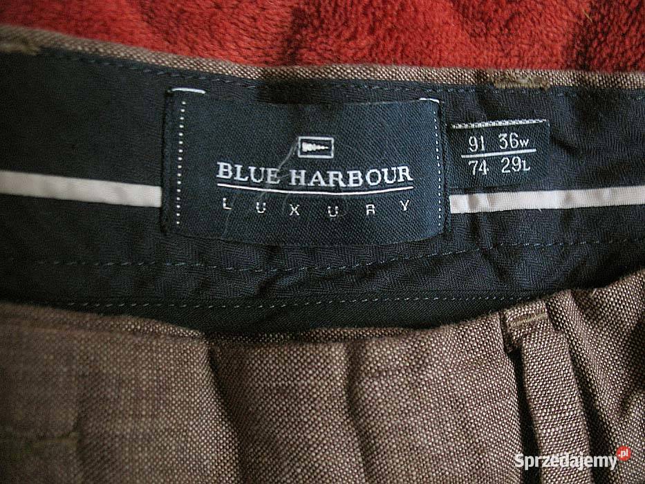 Spodnie Lniane eleganckie męskie W 36 L29 pas 91 Rozmiar XL Odzież codzienna Siedlce sprzedam