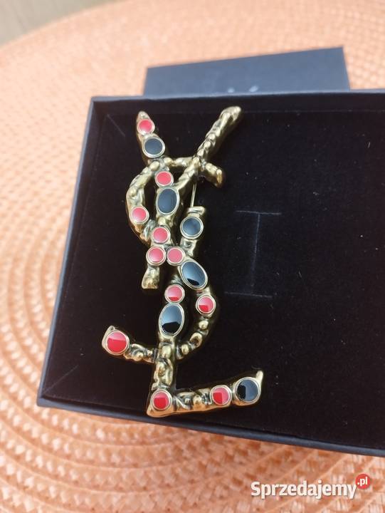 Używana broszka YSL Saint Laurent Paris w Broszki Warszawa