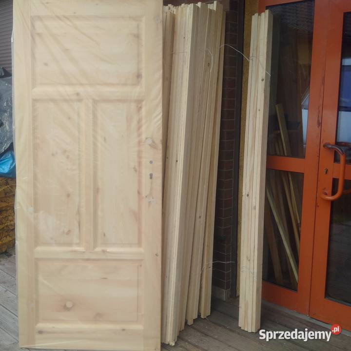 drzwi sosnowe drewniane lite Mocne Solidne Reki Drewno podkarpackie