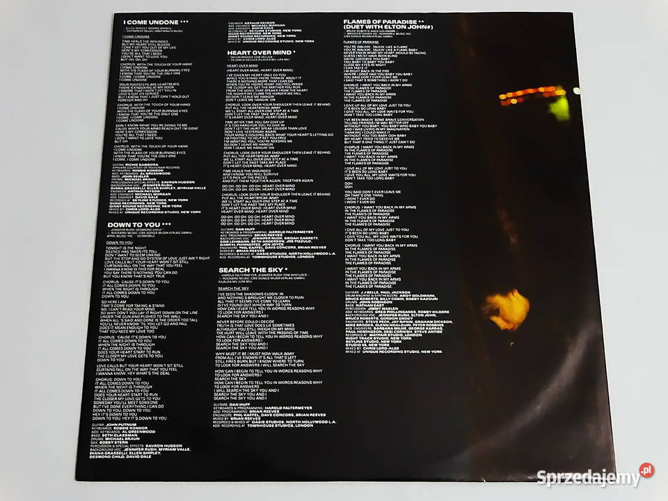 Jennifer Rush Heart Over Mind Płyty i kasety Biłgoraj