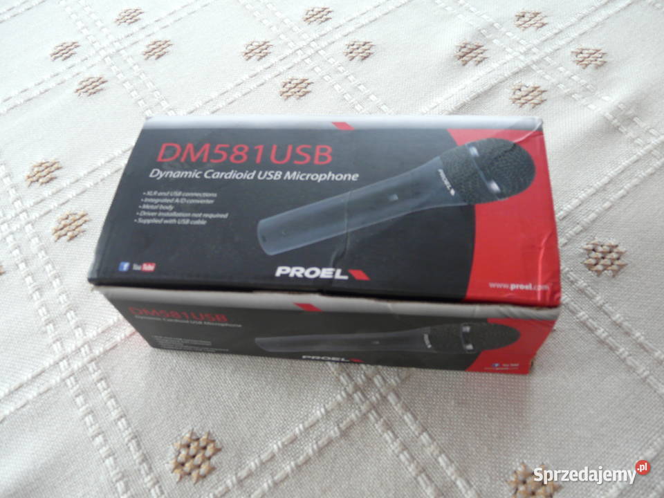 Mikrofon PROEL DM581USB Wieruszów