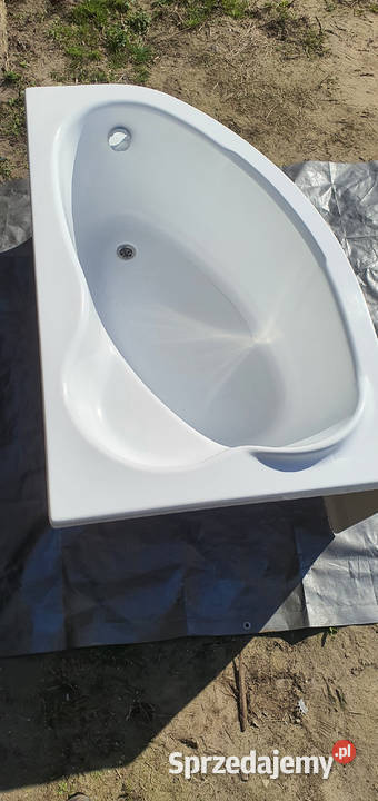 Wanna narożna firmy Sanplast 90x140 z Syfonem Wanny sprzedam