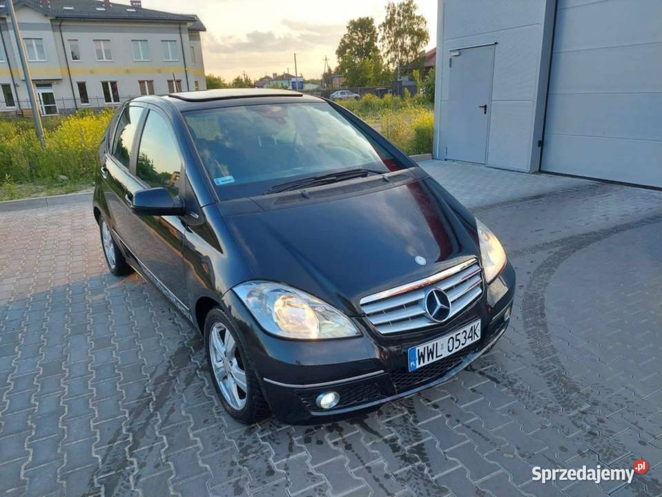 Mercedes Benz klasa A200 wersja Avangarde 2009 czarny Wołomin sprzedam