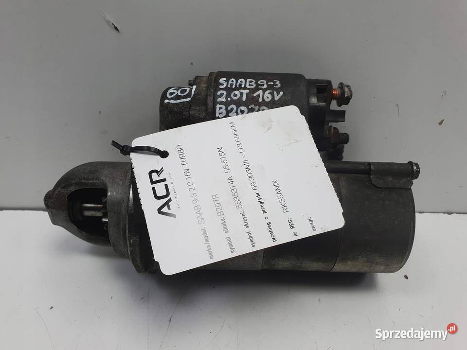 ROZRUSZNIK Saab 93 93 II 20 T ROZRUSZNIK osobowe Chełm