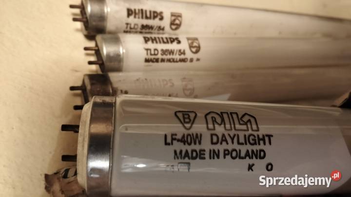 Świetlówki jarzeniówki stare PRL