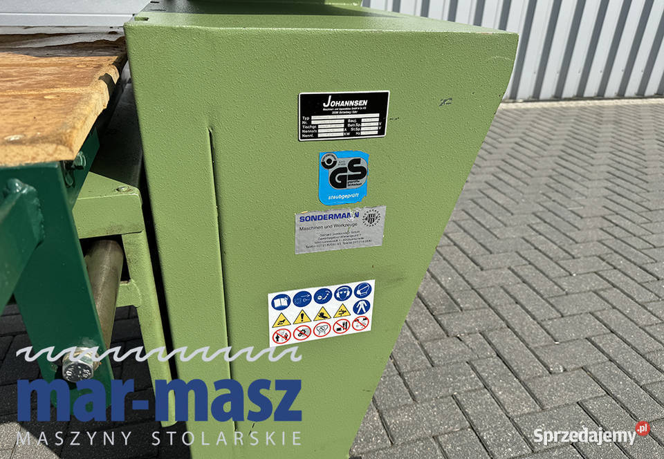 Szlifierka długotaśmowa Johansen T94 pomorskie Sierakowska Huta