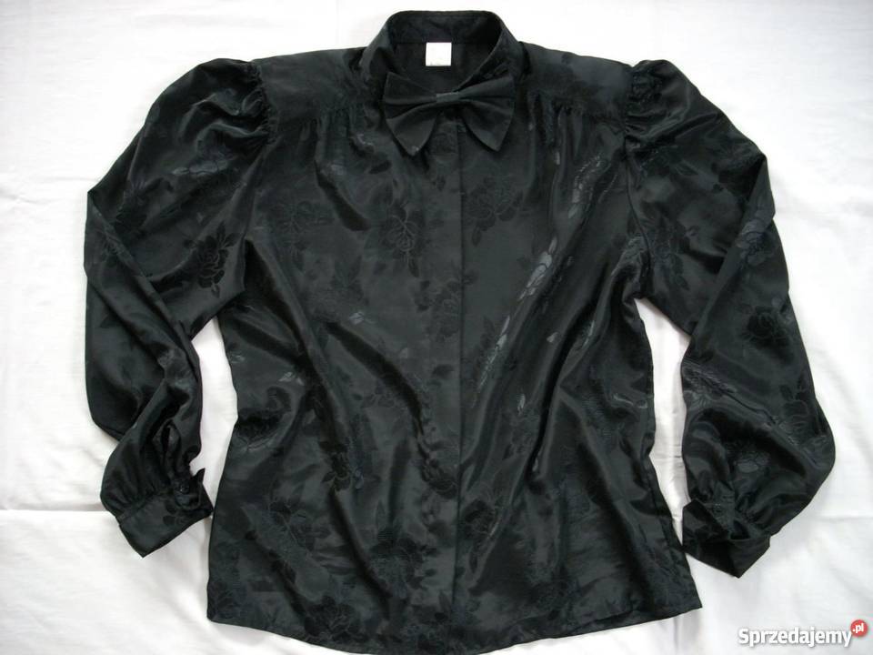 Elegancka Czarna Koszula Wytłaczana J Nowa 40 L czarny małopolskie Nowy Sącz sprzedam