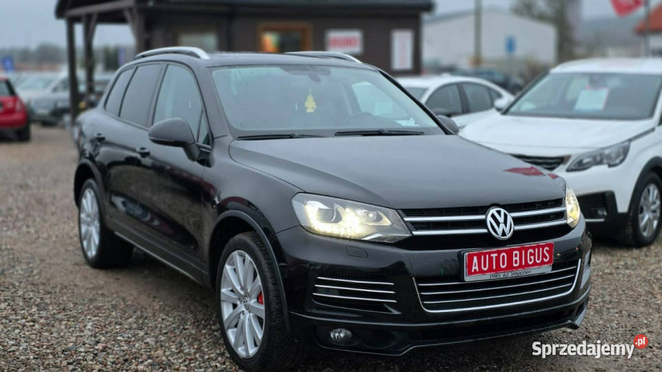 Volkswagen Touareg 4x4 ledy automat bixenon elektrycznie ustawiane fotele Lębork